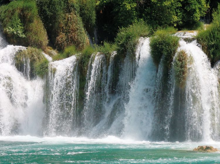 Dalmatien-Krka-Wasserfall
